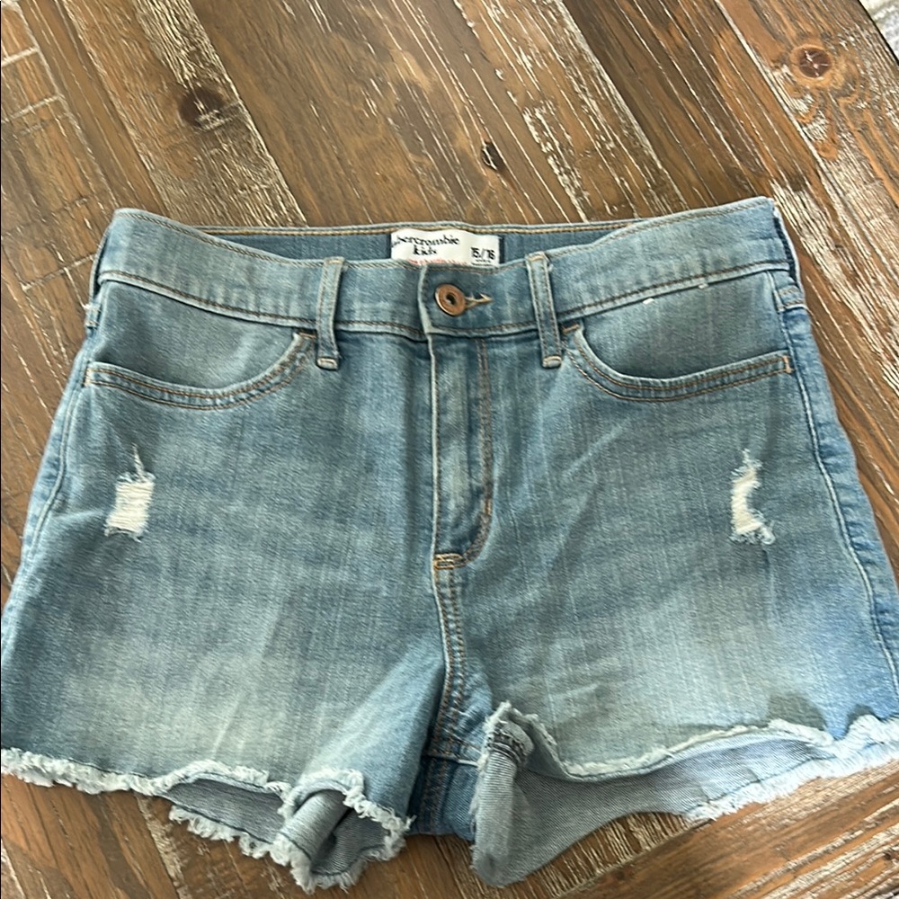 Abercrombie Kids Light Blue Jean Shorts